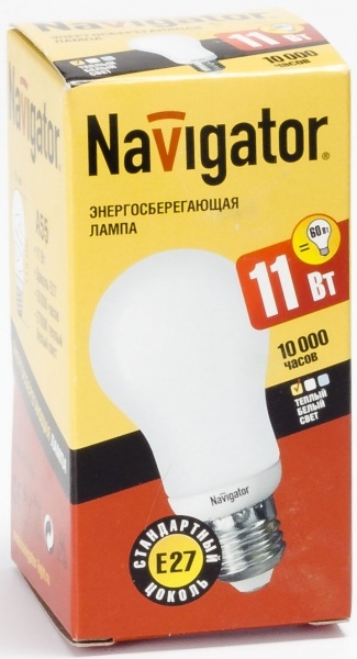 Компактные люминесцентные энергосберегающие лампы NCL–A55