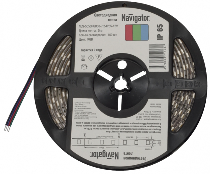 Светодиодная лента Navigator серии NLS-RGB